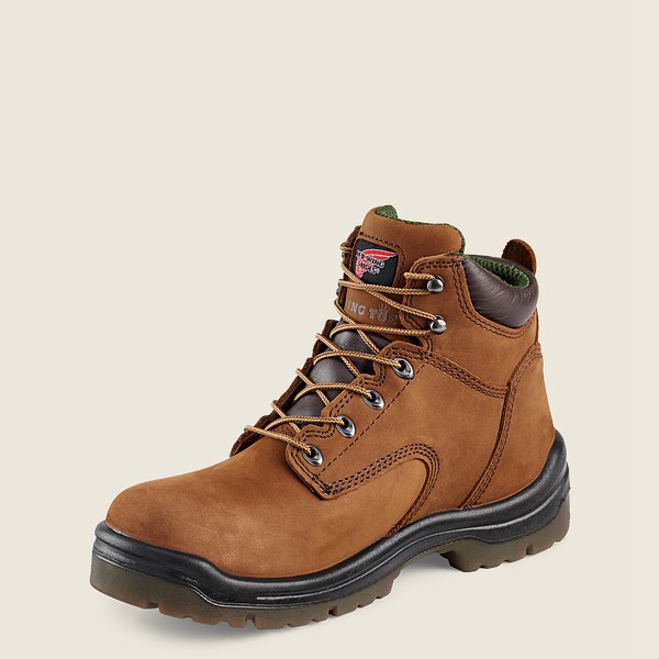 Botas de Seguridad Red Wing Hombre Marrom - King Toe® - 6-Inch Waterproof Toe - 460-UKQBCP